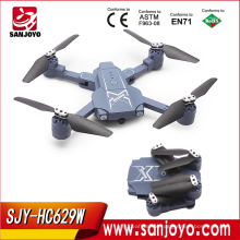 OEM design SJY-HC629W Foldable RC Drone WiFi FPV 0.3MP Camera/Air Press Altitude Hold/Headless Mode Selfie drone